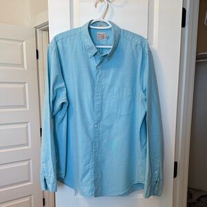 J. Crew Sky Blue Casual Button-Down Shirt